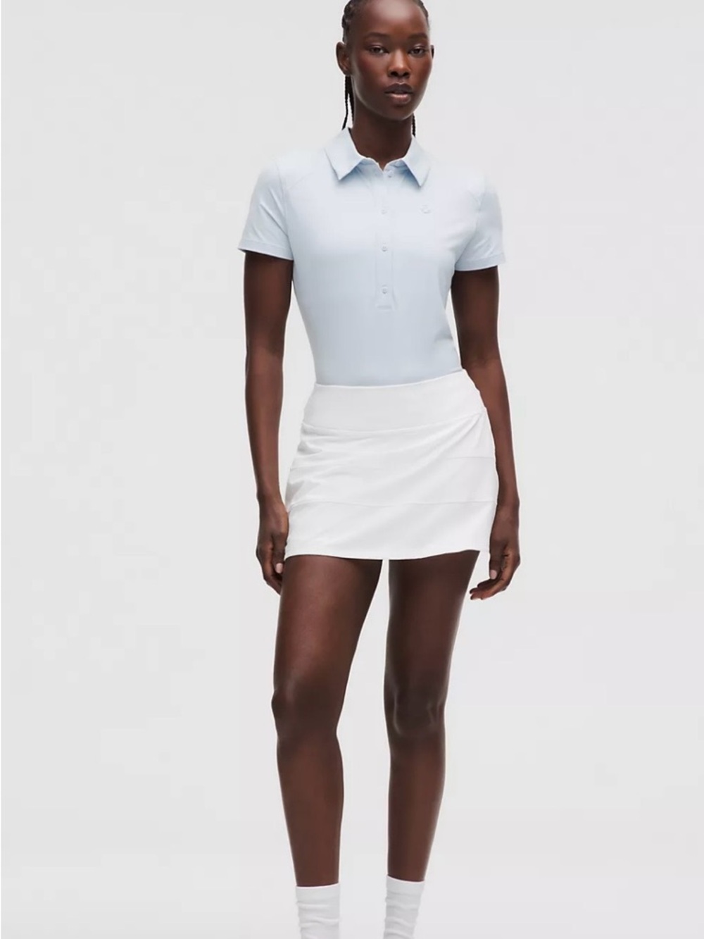 lululemon athletica Pace running skirt White Women's Athletic Skort